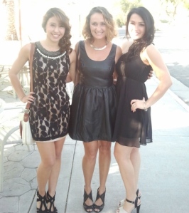 My and two of my favorite gals and dormmates at the Banquet. 